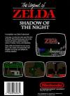 Zelda II - Shadow of Night (easy version) Box Art Back